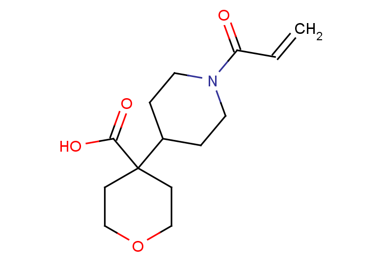 4-[1-(prop-2-enoyl)piperidin-4-yl]oxane-4-carboxylic acid