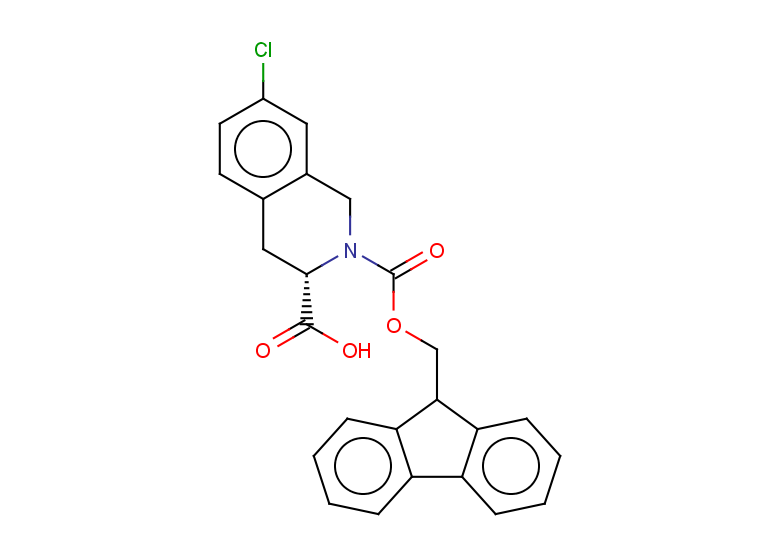 (3S)-7-chloro-2-{[(9H-fluoren-9-yl)methoxy]carbonyl}-1,2,3,4-tetrahydroisoquinoline-3-carboxylic acid