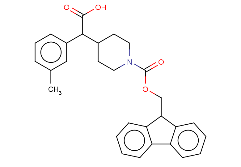 2-(1-{[(9H-fluoren-9-yl)methoxy]carbonyl}piperidin-4-yl)-2-(3-methylphenyl)acetic acid