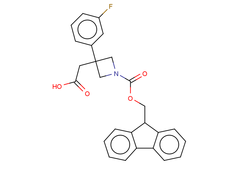 2-(1-{[(9H-fluoren-9-yl)methoxy]carbonyl}-3-(3-fluorophenyl)azetidin-3-yl)acetic acid