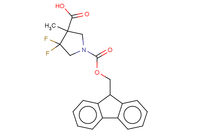 1-{[(9H-fluoren-9-yl)methoxy]carbonyl}-4,4-difluoro-3-methylpyrrolidine-3-carboxylic acid
