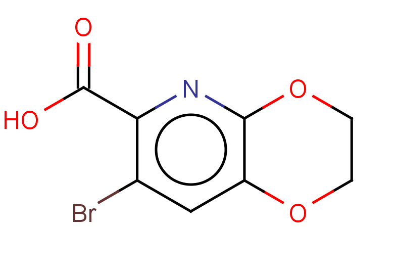 7-bromo-2H,3H-[1,4]dioxino[2,3-b]pyridine-6-carboxylic acid