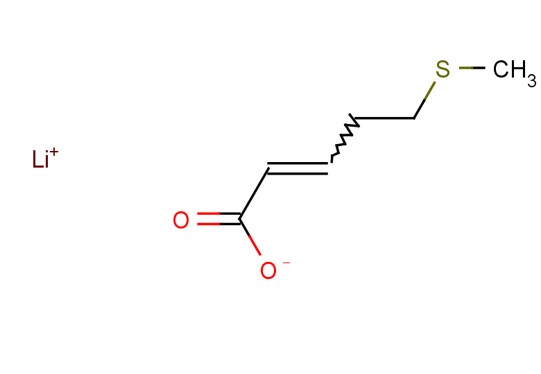 lithium 5-(methylsulfanyl)pent-2-enoate