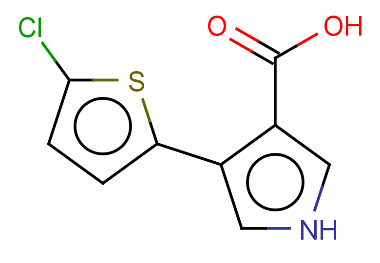 4-(5-chlorothiophen-2-yl)-1H-pyrrole-3-carboxylic acid