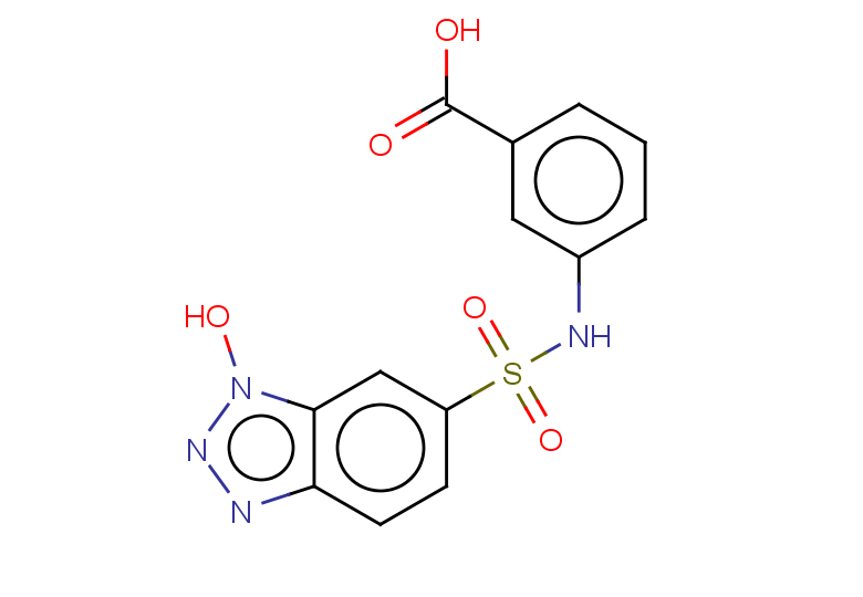 3-(1-hydroxy-1H-1,2,3-benzotriazole-6-sulfonamido)benzoic acid