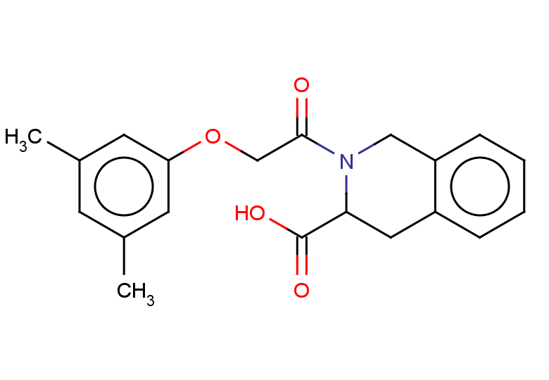 2-[2-(3,5-dimethylphenoxy)acetyl]-1,2,3,4-tetrahydroisoquinoline-3-carboxylic acid