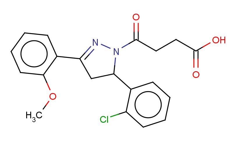4-[5-(2-chlorophenyl)-3-(2-methoxyphenyl)-4,5-dihydro-1H-pyrazol-1-yl]-4-oxobutanoic acid