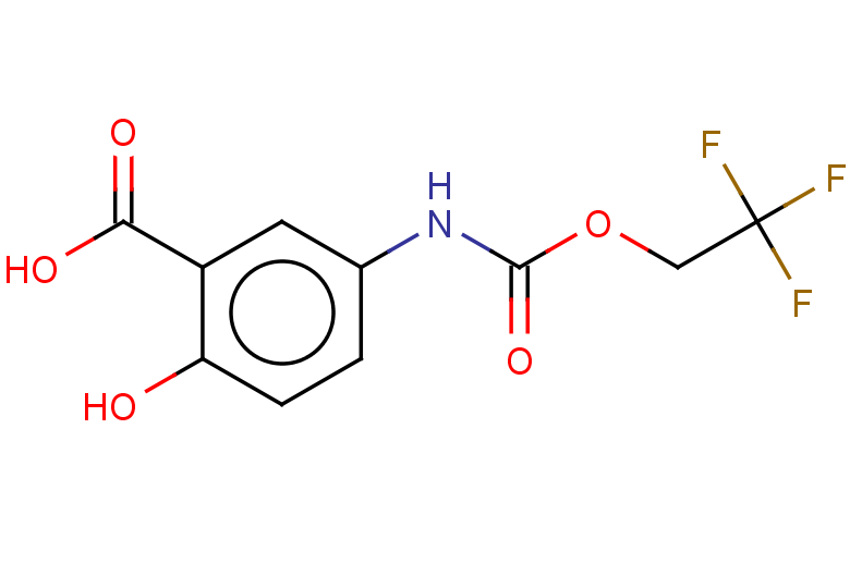 2-hydroxy-5-{[(2,2,2-trifluoroethoxy)carbonyl]amino}benzoic acid