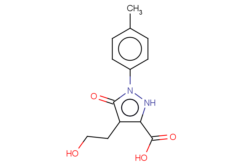 4-(2-hydroxyethyl)-1-(4-methylphenyl)-5-oxo-2,5-dihydro-1H-pyrazole-3-carboxylic acid