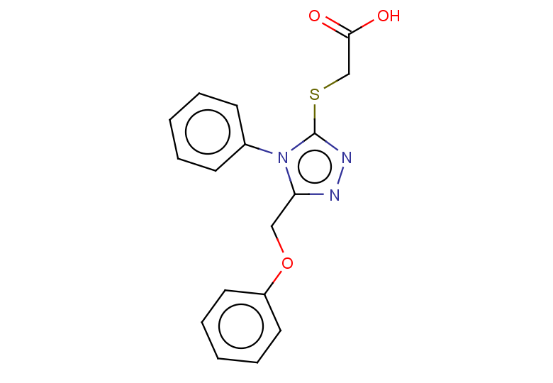 2-{[5-(phenoxymethyl)-4-phenyl-4H-1,2,4-triazol-3-yl]sulfanyl}acetic acid