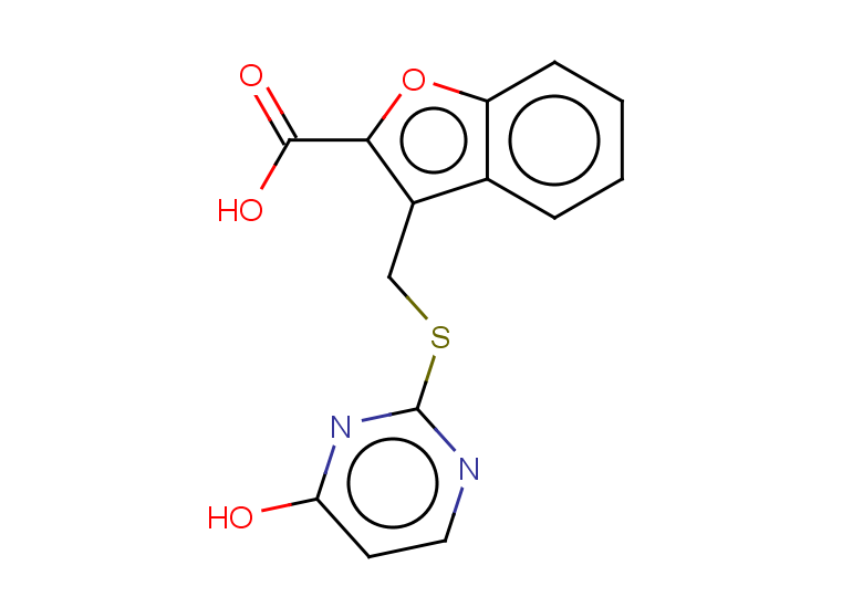 3-{[(4-hydroxypyrimidin-2-yl)sulfanyl]methyl}-1-benzofuran-2-carboxylic acid