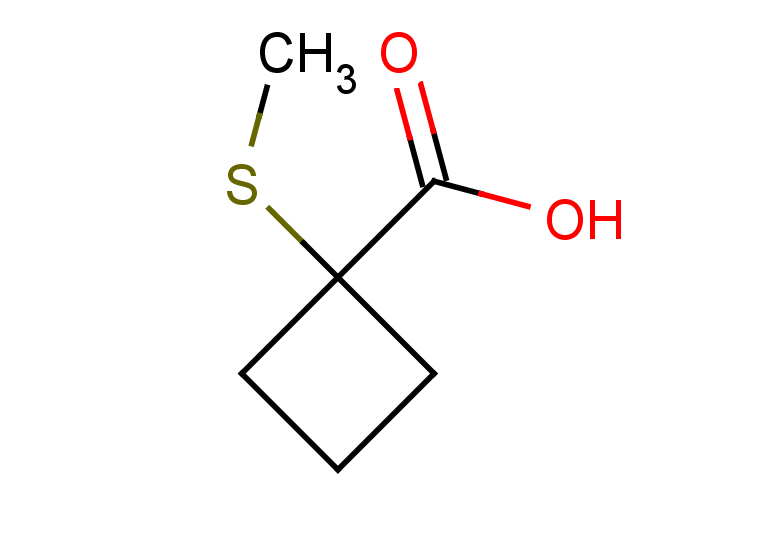 1-(methylsulfanyl)cyclobutane-1-carboxylic acid