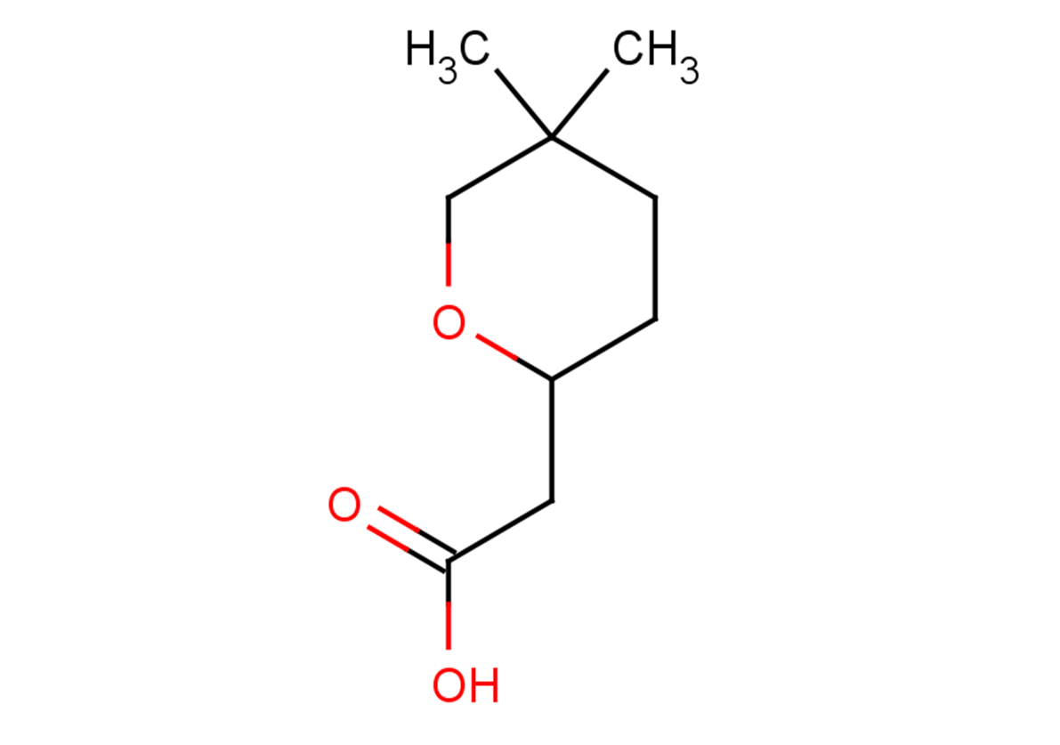 2-(5,5-dimethyloxan-2-yl)acetic acid
