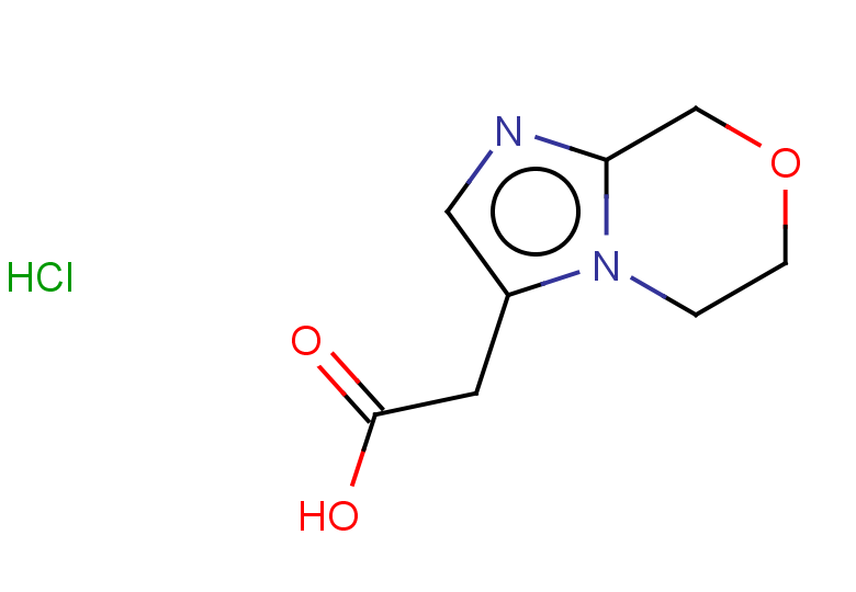 2-{5H,6H,8H-imidazo[2,1-c][1,4]oxazin-3-yl}acetic acid hydrochloride