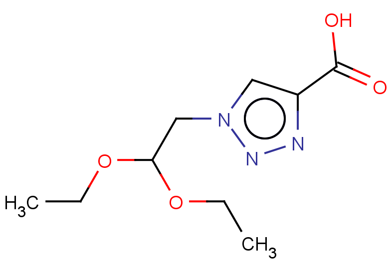 1-(2,2-diethoxyethyl)-1H-1,2,3-triazole-4-carboxylic acid