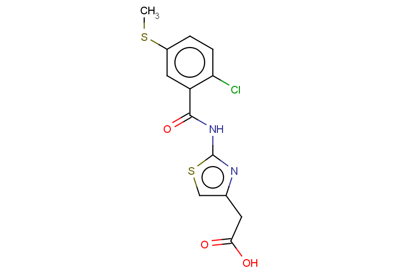 2-{2-[2-chloro-5-(methylsulfanyl)benzamido]-1,3-thiazol-4-yl}acetic acid
