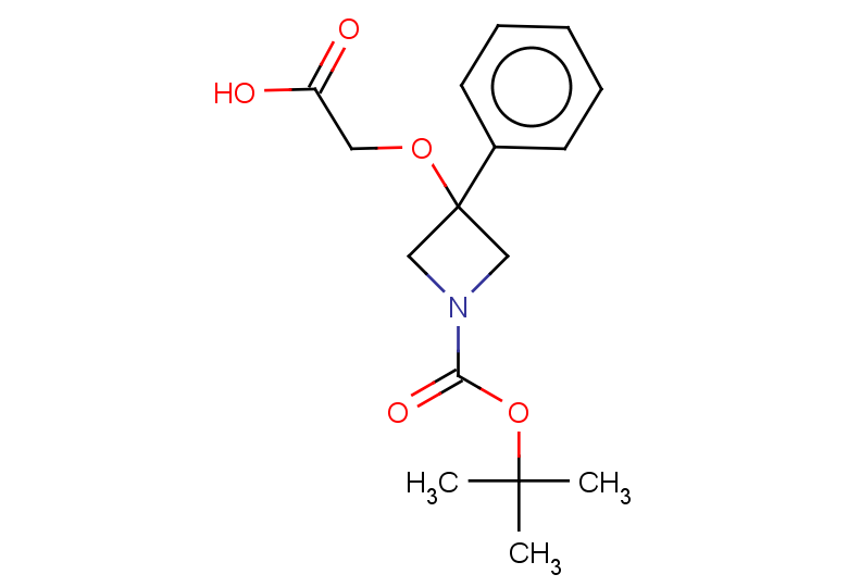 2-({1-[(tert-butoxy)carbonyl]-3-phenylazetidin-3-yl}oxy)acetic acid