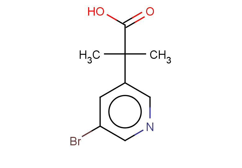 2-(5-bromopyridin-3-yl)-2-methylpropanoic acid