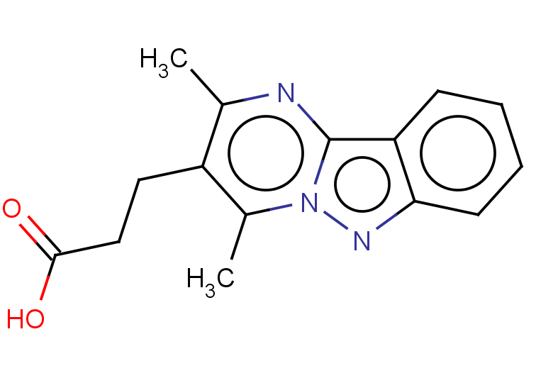 3-{2,4-dimethylpyrimido[1,2-b]indazol-3-yl}propanoic acid