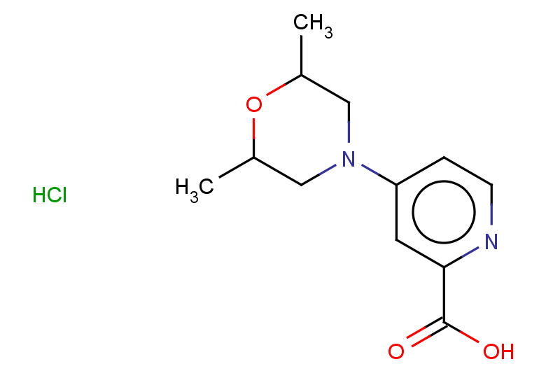 4-(2,6-dimethylmorpholin-4-yl)pyridine-2-carboxylic acid hydrochloride