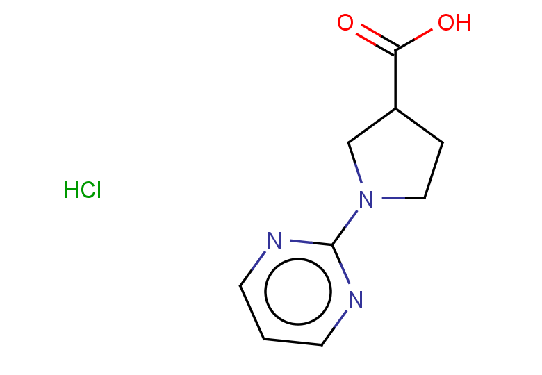 1-(pyrimidin-2-yl)pyrrolidine-3-carboxylic acid hydrochloride