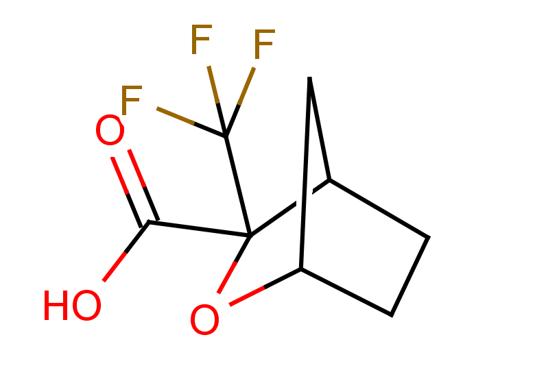 3-(trifluoromethyl)-2-oxabicyclo[2.2.1]heptane-3-carboxylic acid, Mixture of diastereomers