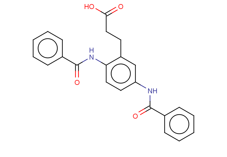 3-(2,5-dibenzamidophenyl)propanoic acid