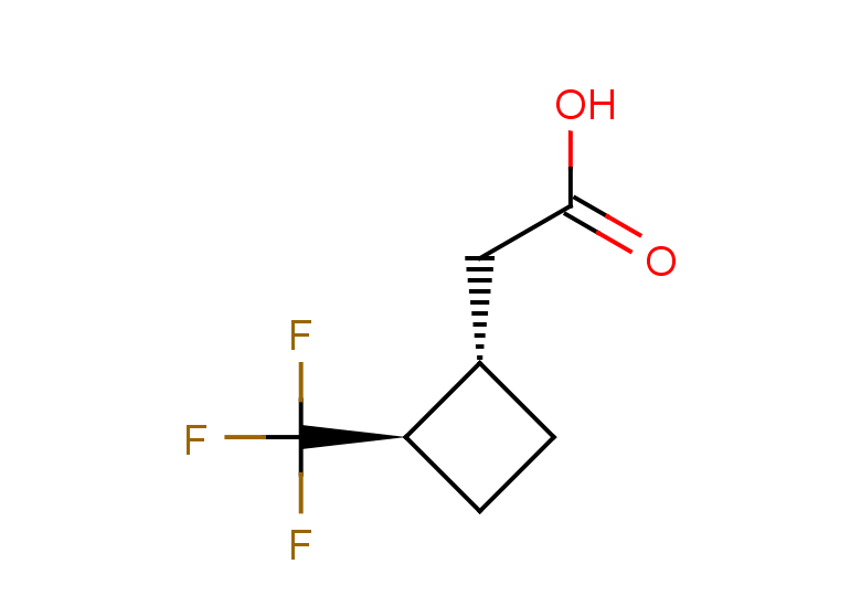 rac-2-[(1R,2S)-2-(trifluoromethyl)cyclobutyl]acetic acid, trans