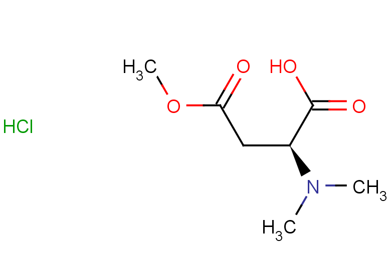 (2S)-2-(dimethylamino)-4-methoxy-4-oxobutanoic acid hydrochloride