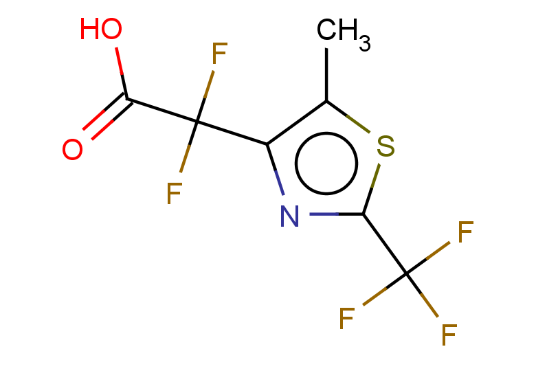 2,2-difluoro-2-[5-methyl-2-(trifluoromethyl)-1,3-thiazol-4-yl]acetic acid