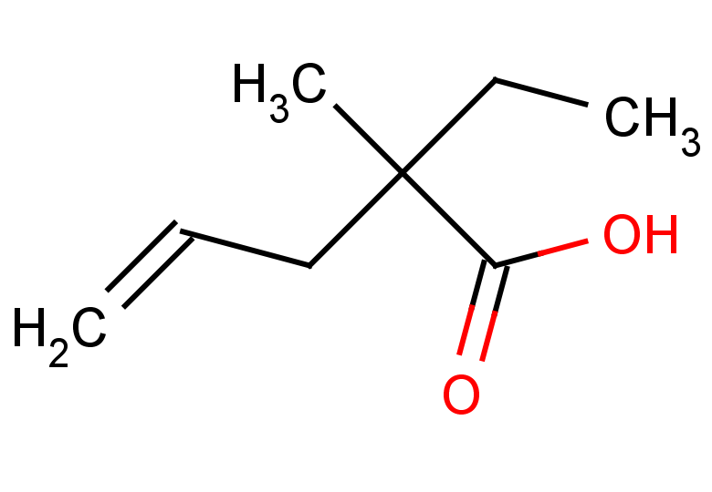 2-ethyl-2-methylpent-4-enoic acid