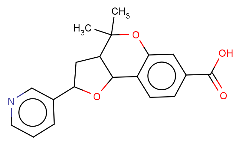 7,7-dimethyl-4-(pyridin-3-yl)-3,8-dioxatricyclo[7.4.0.0,2,6]trideca-1(13),9,11-triene-11-carboxylic acid