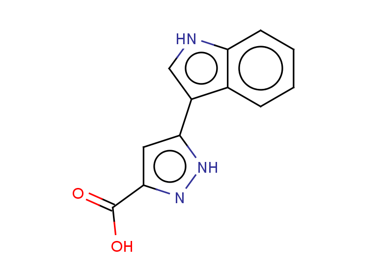 5-(1H-indol-3-yl)-1H-pyrazole-3-carboxylic acid