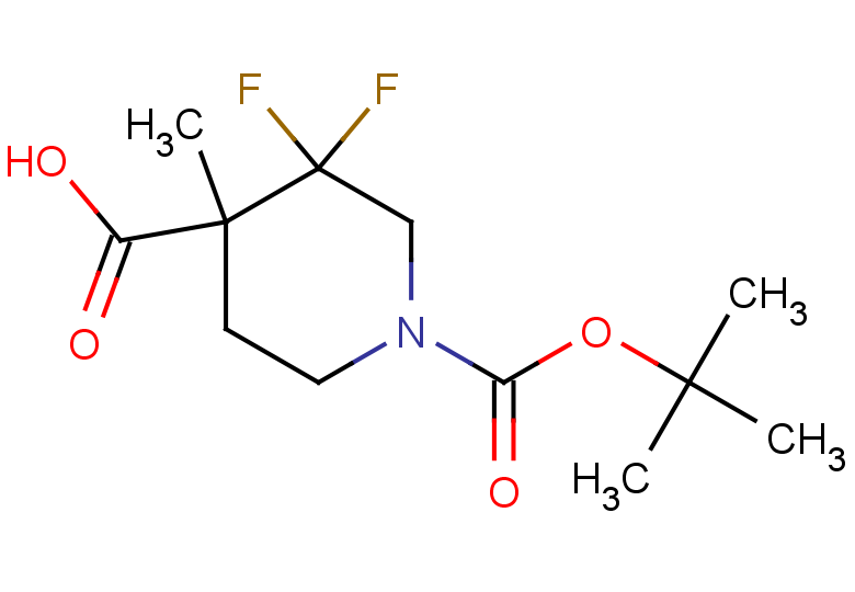 1-[(tert-butoxy)carbonyl]-3,3-difluoro-4-methylpiperidine-4-carboxylic acid