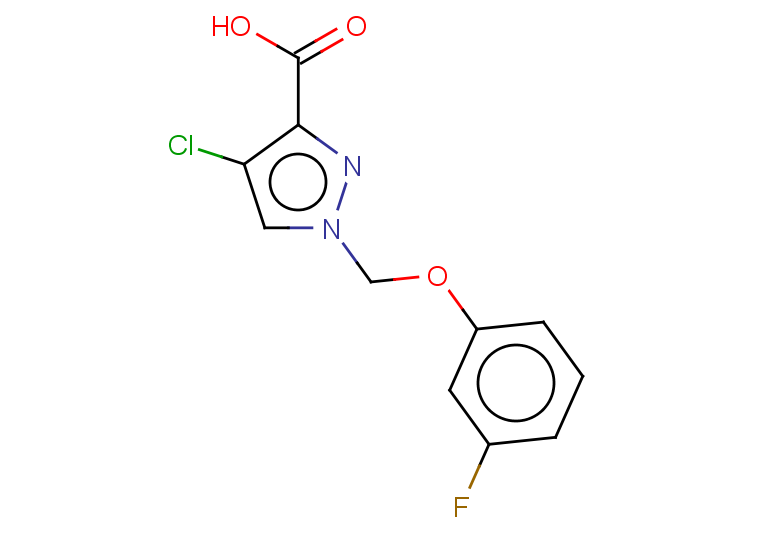 4-chloro-1-(3-fluorophenoxymethyl)-1H-pyrazole-3-carboxylic acid