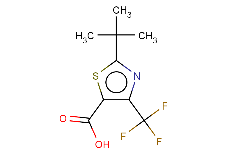 2-tert-butyl-4-(trifluoromethyl)-1,3-thiazole-5-carboxylic acid