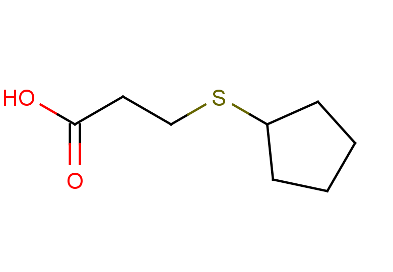 3-(cyclopentylsulfanyl)propanoic acid