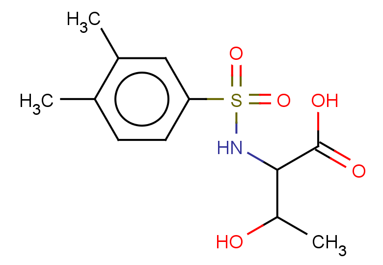 2-(3,4-dimethylbenzenesulfonamido)-3-hydroxybutanoic acid