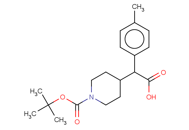 2-{1-[(tert-butoxy)carbonyl]piperidin-4-yl}-2-(4-methylphenyl)acetic acid