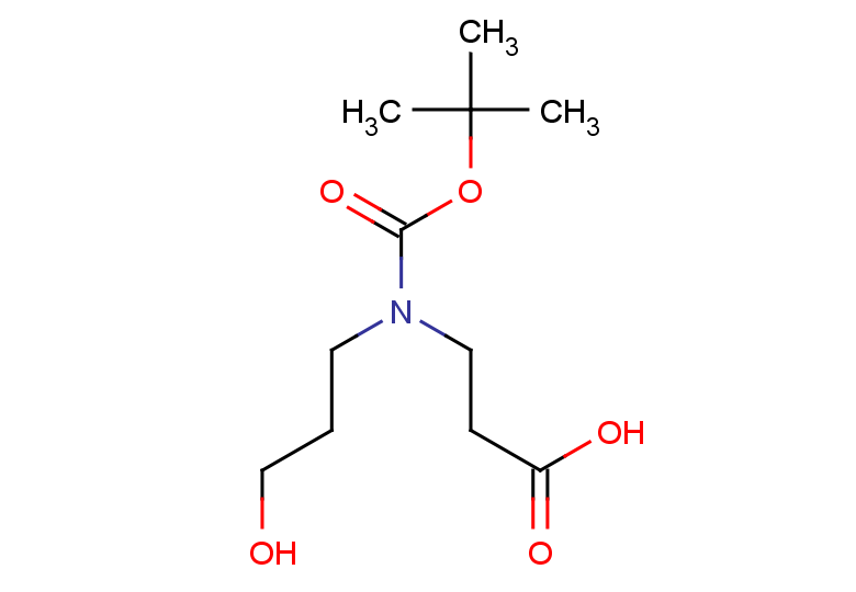 3-{[(tert-butoxy)carbonyl](3-hydroxypropyl)amino}propanoic acid