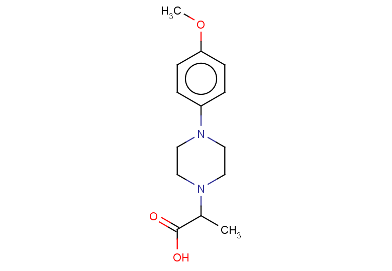2-[4-(4-methoxyphenyl)piperazin-1-yl]propanoic acid