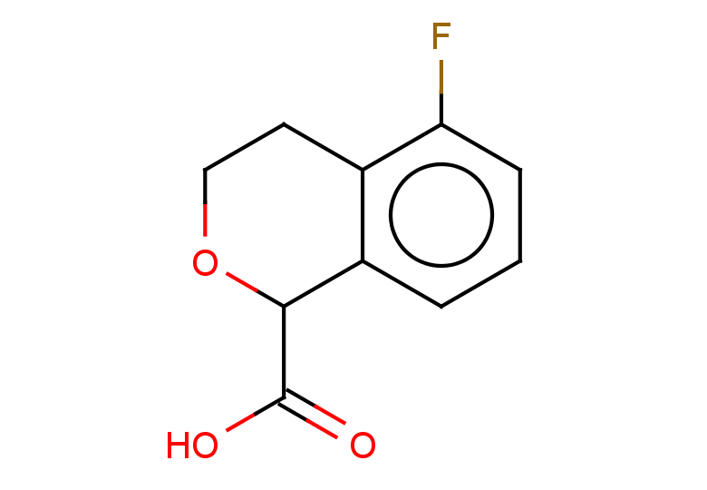 5-fluoro-3,4-dihydro-1H-2-benzopyran-1-carboxylic acid