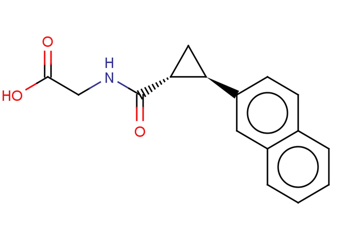 rac-2-{[(1R,2R)-2-(naphthalen-2-yl)cyclopropyl]formamido}acetic acid, trans