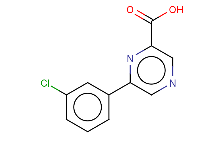 6-(3-chlorophenyl)pyrazine-2-carboxylic acid