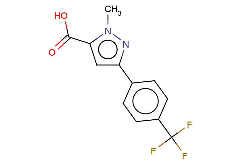 1-methyl-3-[4-(trifluoromethyl)phenyl]-1H-pyrazole-5-carboxylic acid