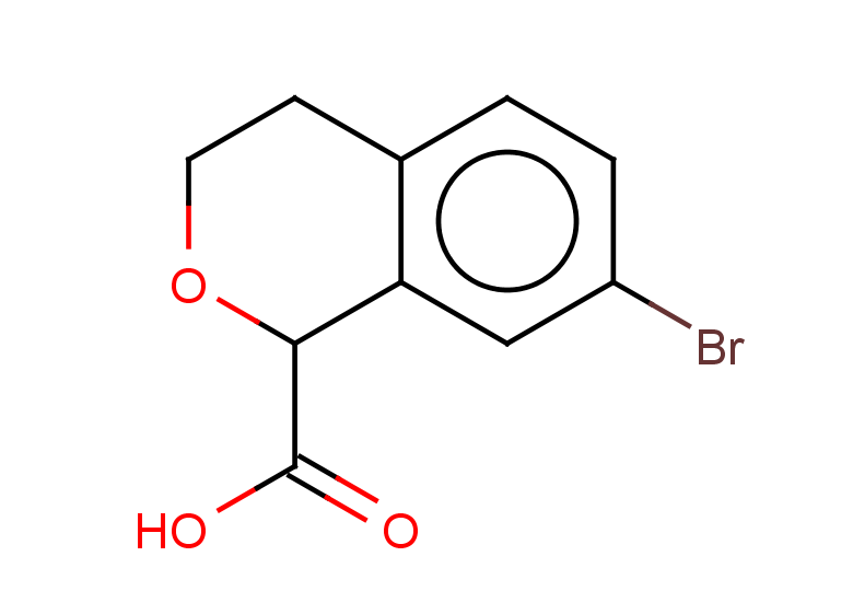 7-bromo-3,4-dihydro-1H-2-benzopyran-1-carboxylic acid