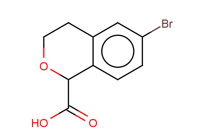 6-bromo-3,4-dihydro-1H-2-benzopyran-1-carboxylic acid
