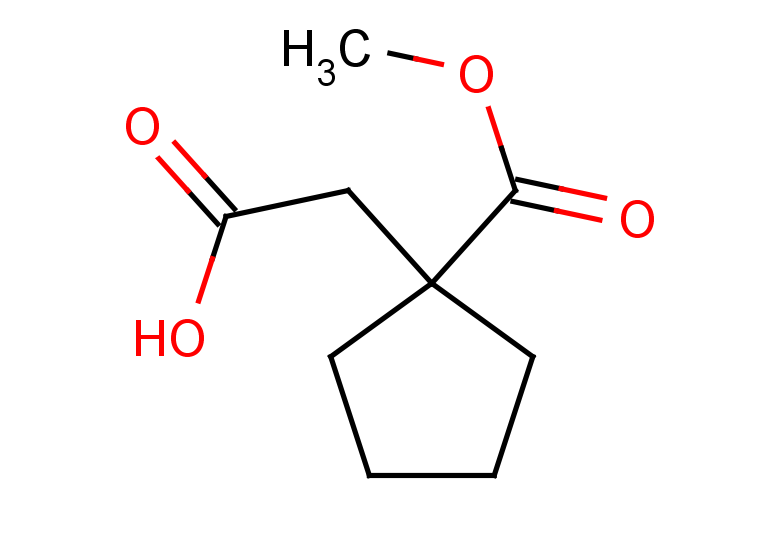 2-[1-(methoxycarbonyl)cyclopentyl]acetic acid