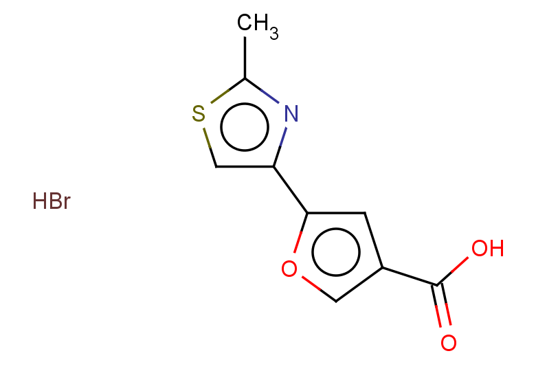 5-(2-methyl-1,3-thiazol-4-yl)furan-3-carboxylic acid hydrobromide