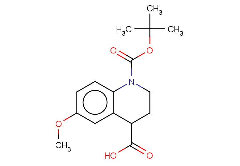 1-[(tert-butoxy)carbonyl]-6-methoxy-1,2,3,4-tetrahydroquinoline-4-carboxylic acid